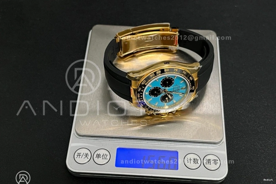 Daytona 1:1 Dial V10 Turquoise 2025 126518 QF (Gain Weight) QF4131 Oyster-flex on Strap Best Edition 1129